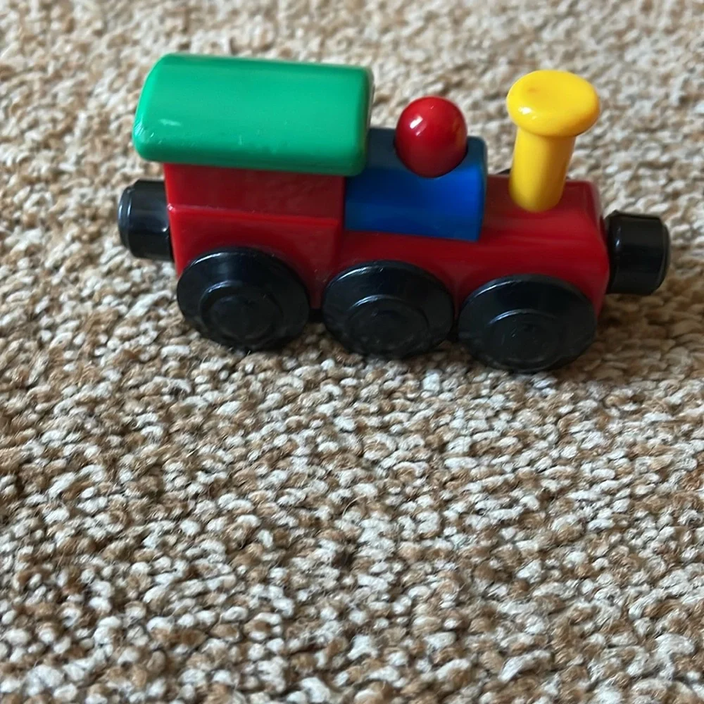 Small Plastic Multicolored train Engine