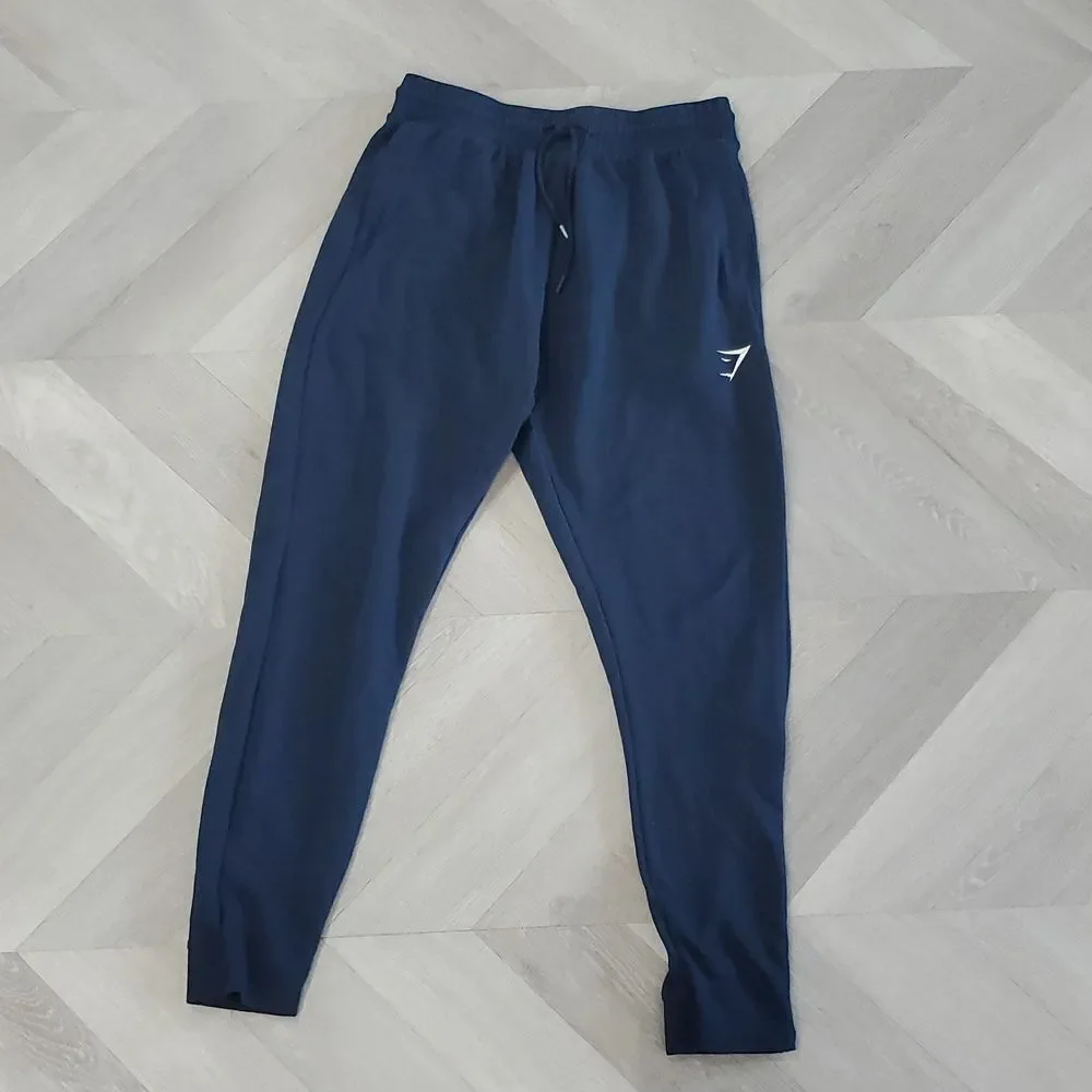 Gymshark Jogger Sweatpants Men’s Large,Studio Pants Navy Blue Yoga Lift