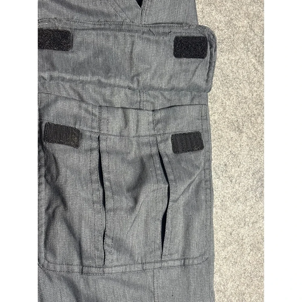 Lululemon Athletica Mens Cargo Pants Gray Herringbone Utility Trousers Size L