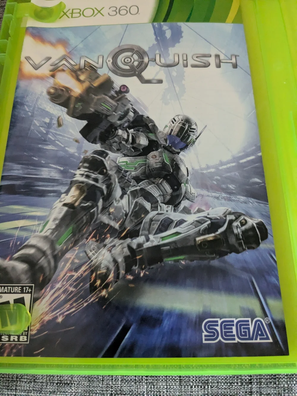 Xbox 360 Vanquish (Green) - Action Shooter Game