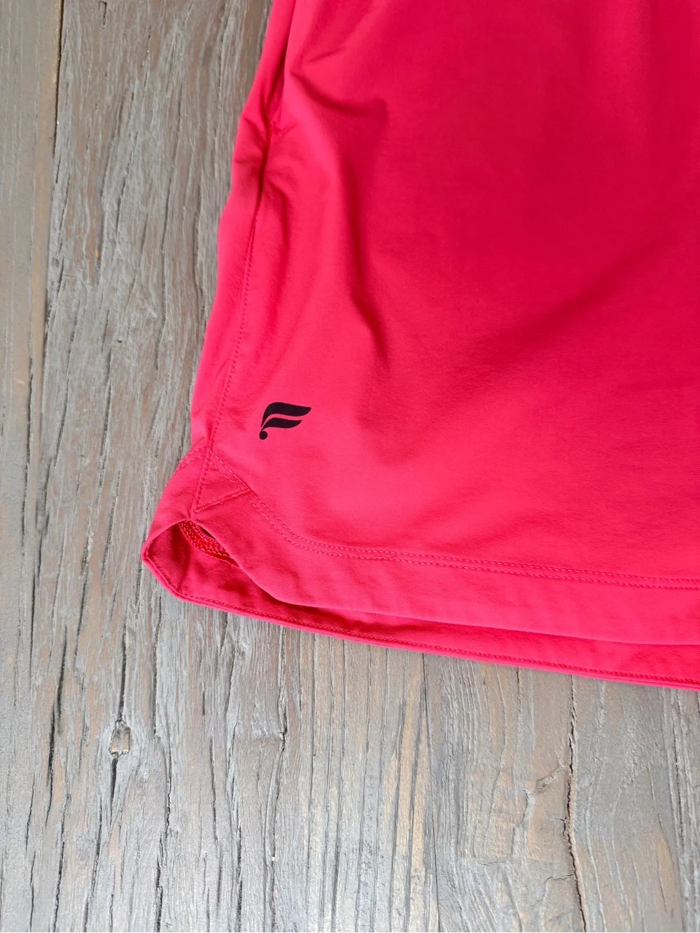Fabletics Men's “The One Short” Athletic Short Poppy Red(Salmon) Size-28 GUC