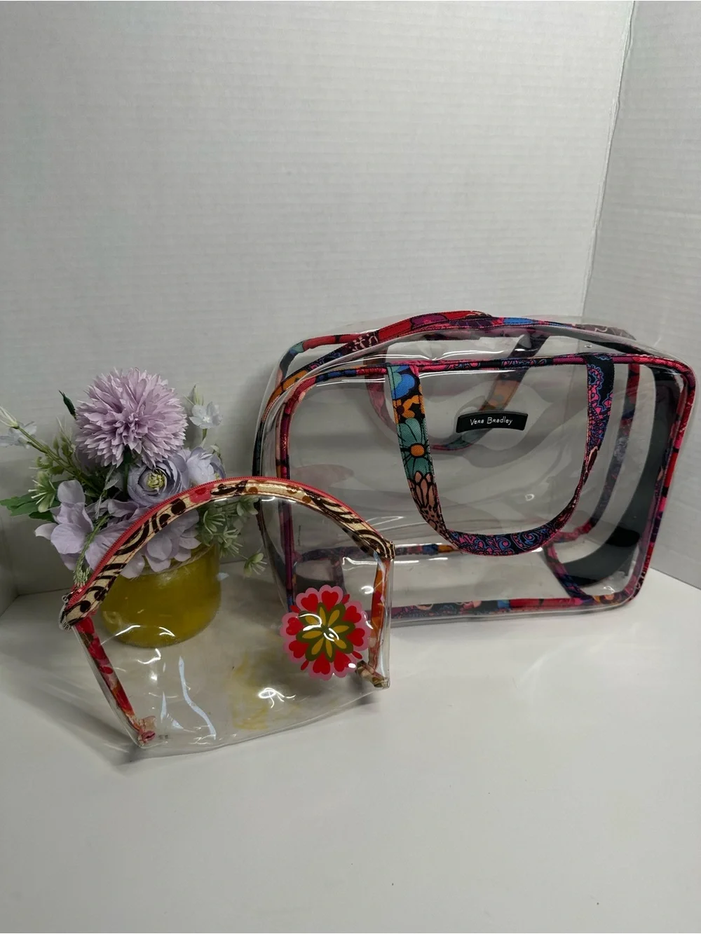 Vera Bradley clear vinyl