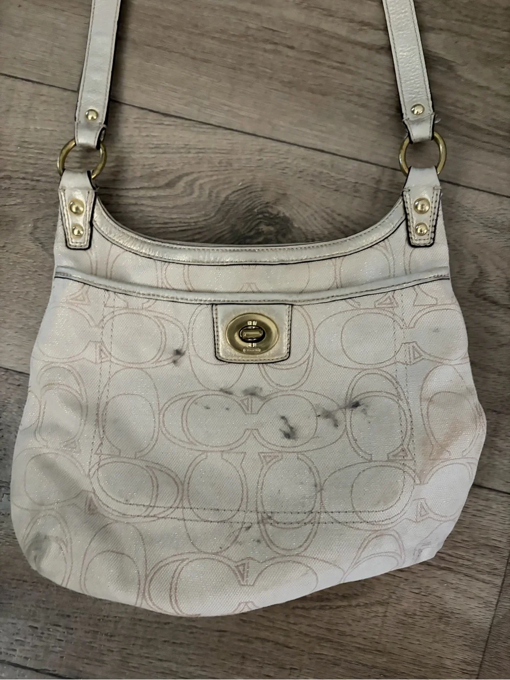 Coach elegant white