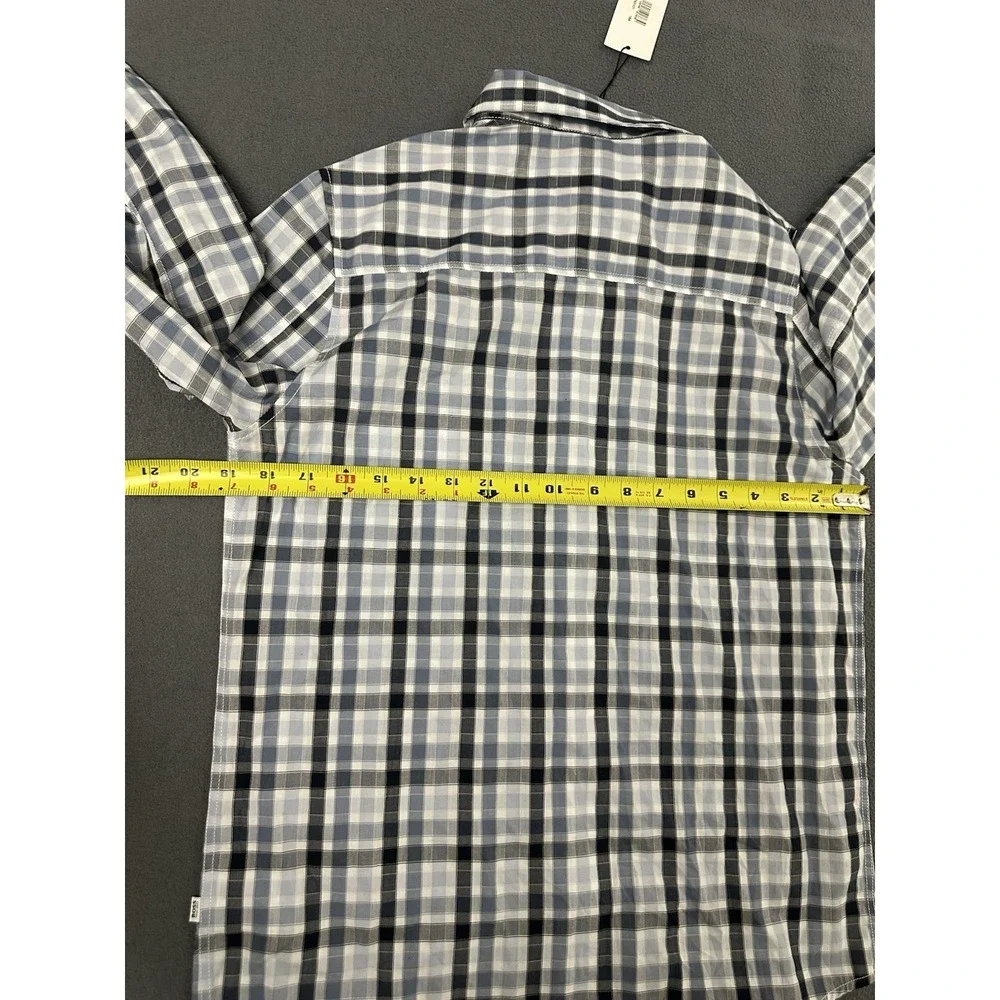 Authentic HUGO BOSS Kids Boys Long Sleeve Button-Up Shirt Size 16-M