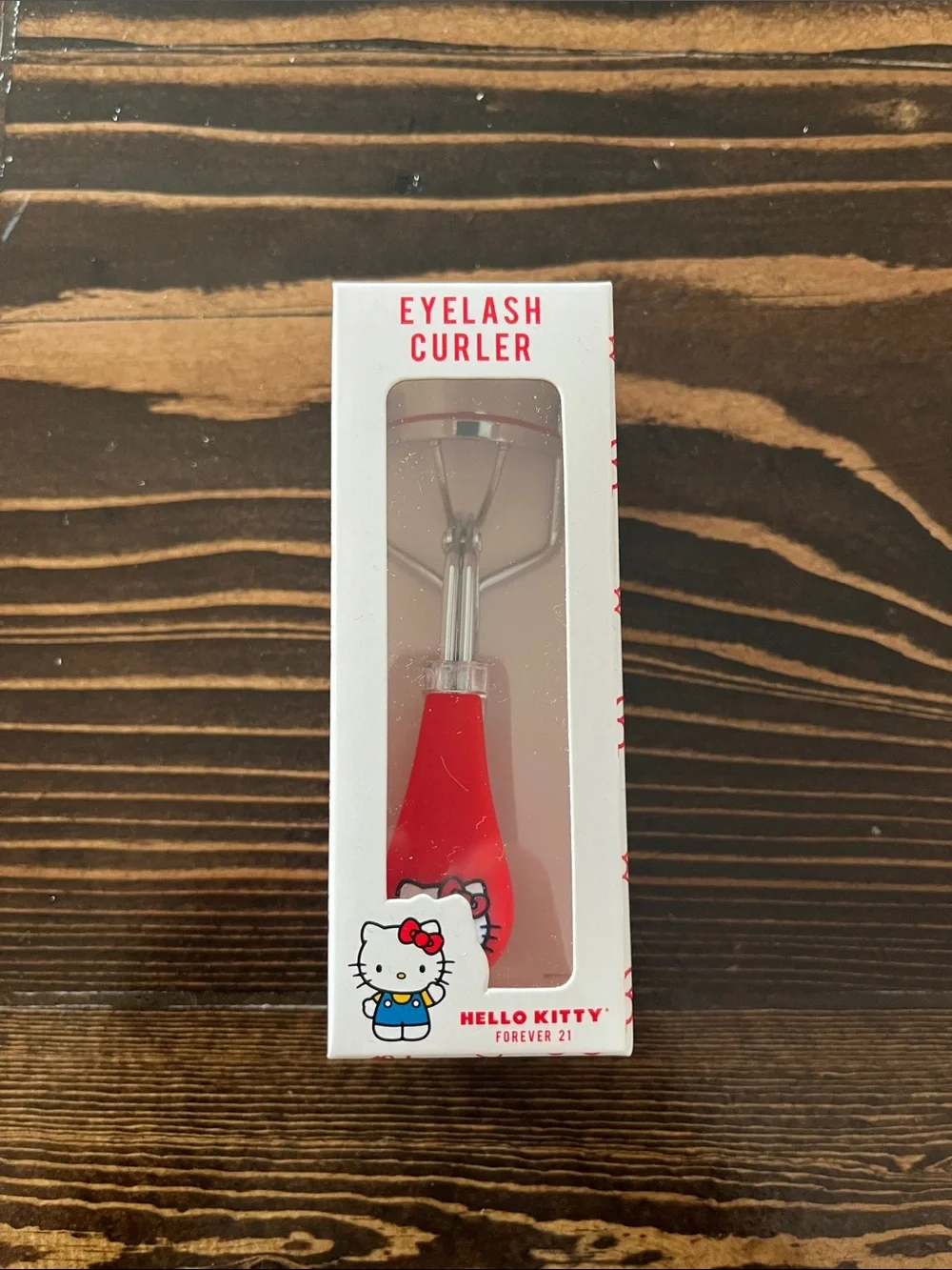 Hello Kitty Red and Silver Eyelash Curler