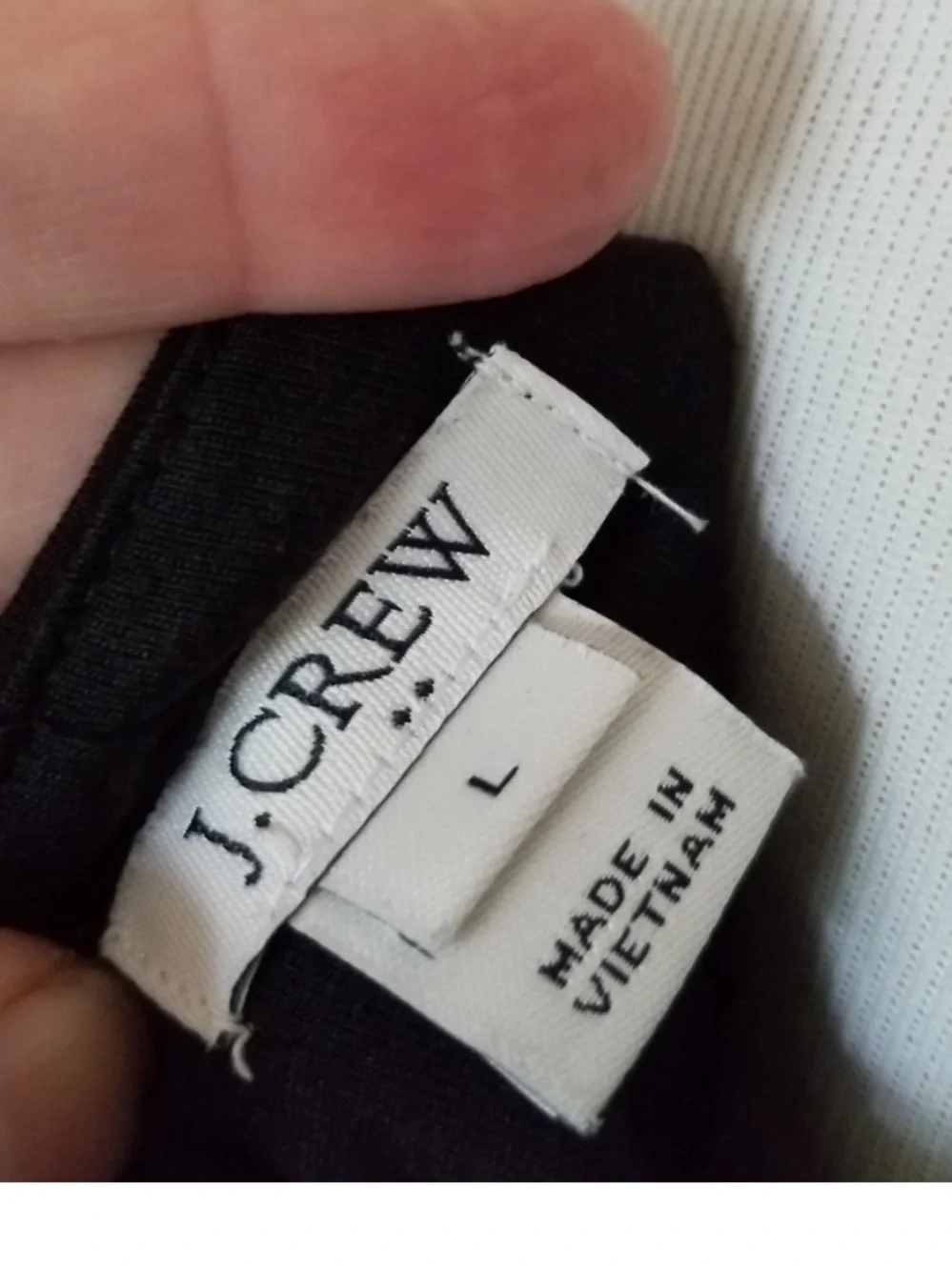 J. Crew Black Tie-Shoulder Camisole