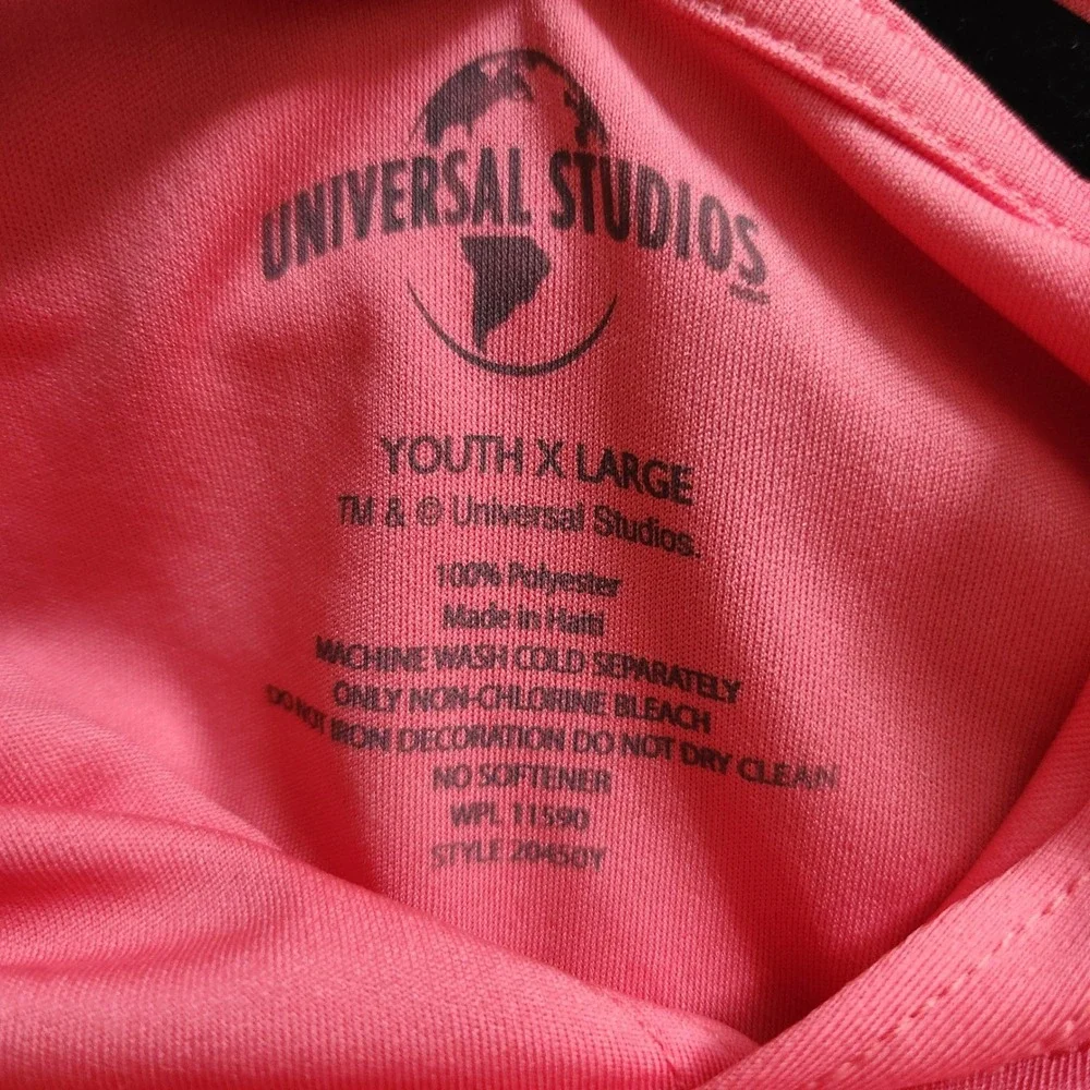 Universal Studios Orlando Hoodie Rash Guard‎ Size XL Pink Long Sleeved Shirt