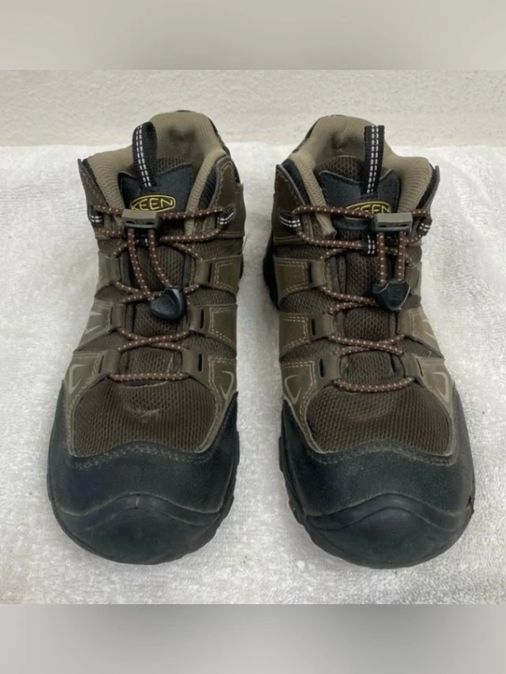 Keen Girls Brown Bungie Waterproof Hiking Outdoor Boot Size EU 36 Kids 4 Camping