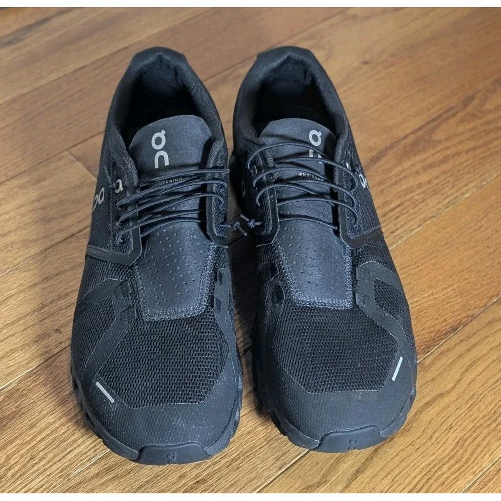 Athleisure ON Cloud 5 All Black 59-98986 Men's 12.5 Running Sneakers Swiss