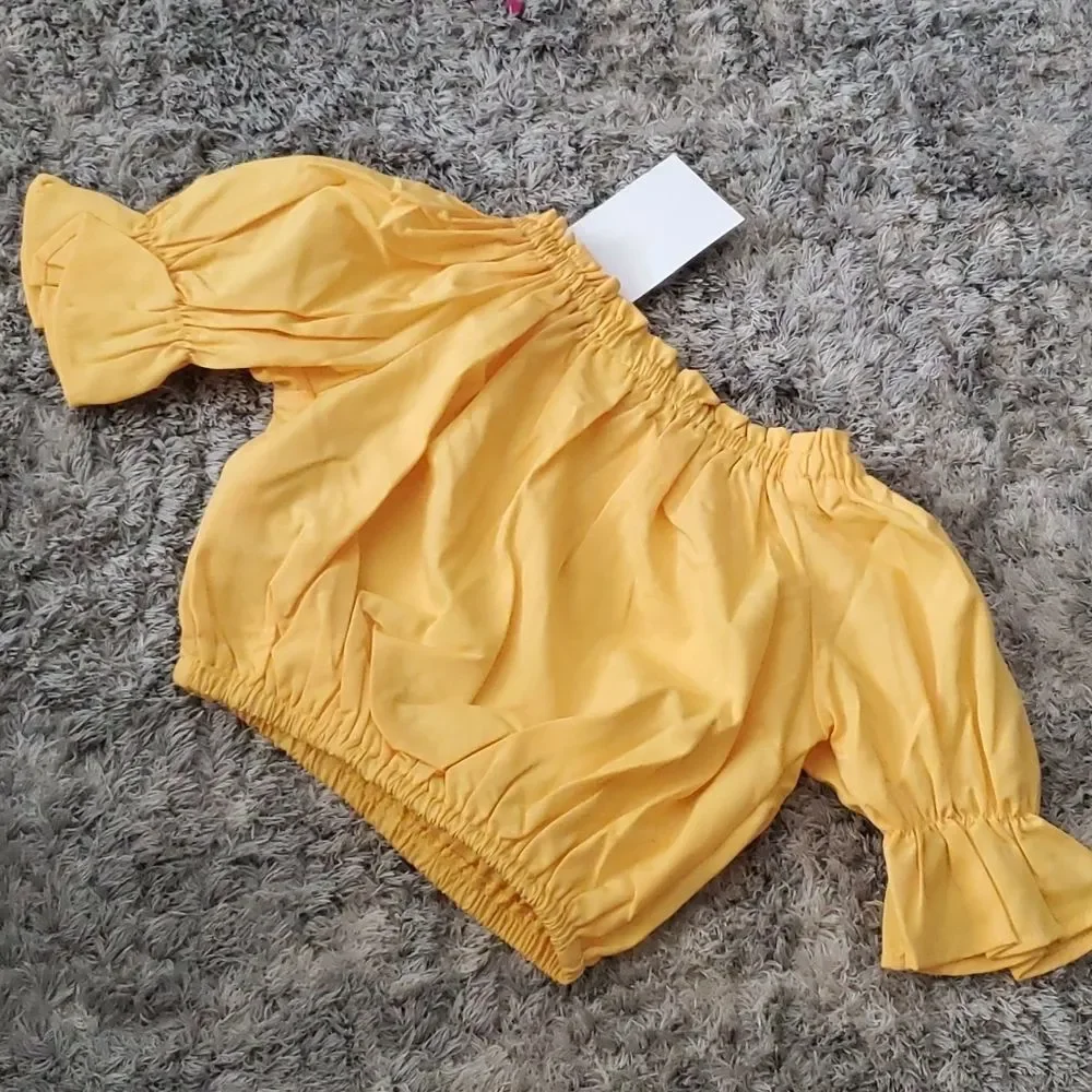 NWT Sunshine Yellow Top
