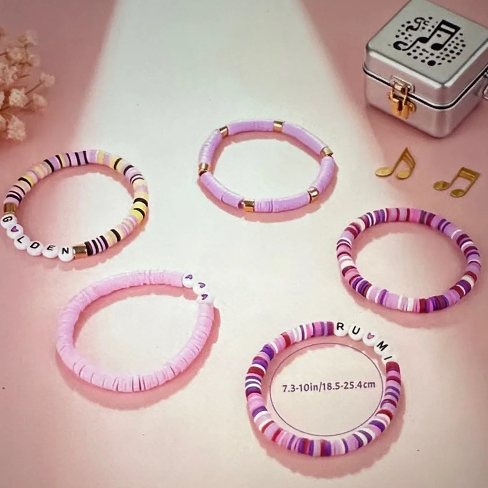 ❣️5|$25❣️Last 1 K pop new Colorful Beaded Kids Bracelet Set of 6   🆕