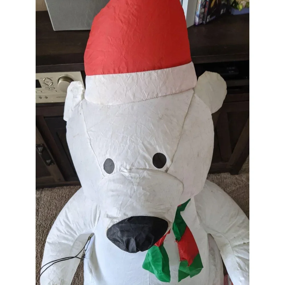 Home‎ accents polar bear inflatable Xmas lawn decor