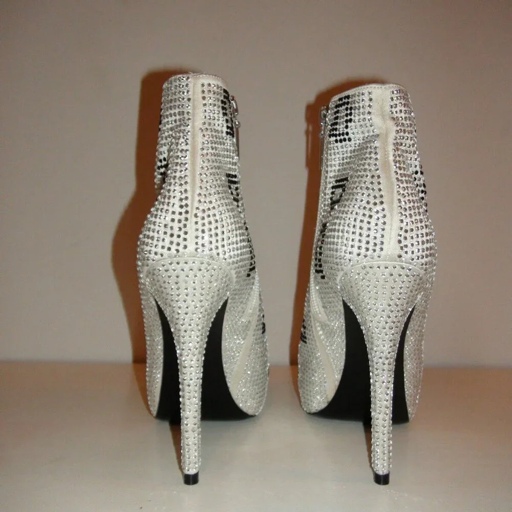 NWOB Report Signature Clarkson Rhinestone Bootie