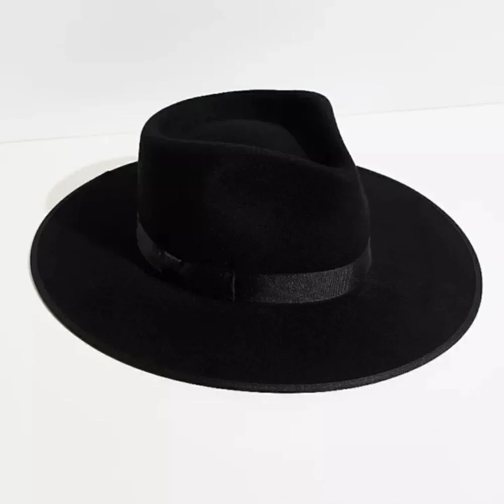 Free People Black Rancher Felt Hat M