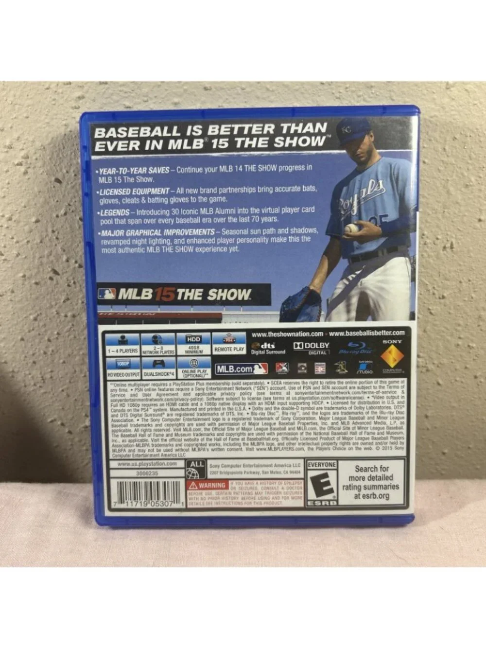 MLB 15: The Show (Sony PlayStation 4, 2015)