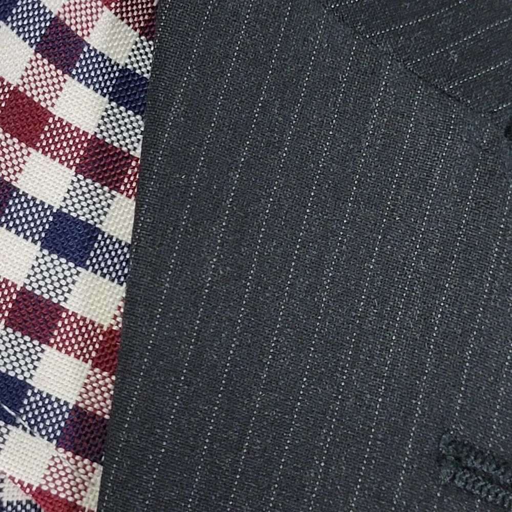 Brooks Brothers Explorer Fitzgerald‎ Men's Sport Coat Striped CH Black Wool 41R