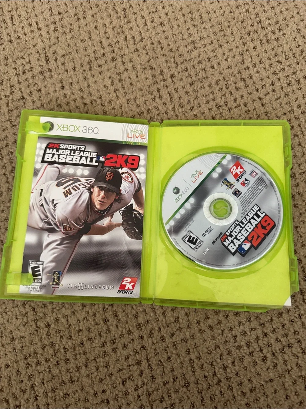 Microsoft Xbox 360 Sports Game Pair - Green Cases