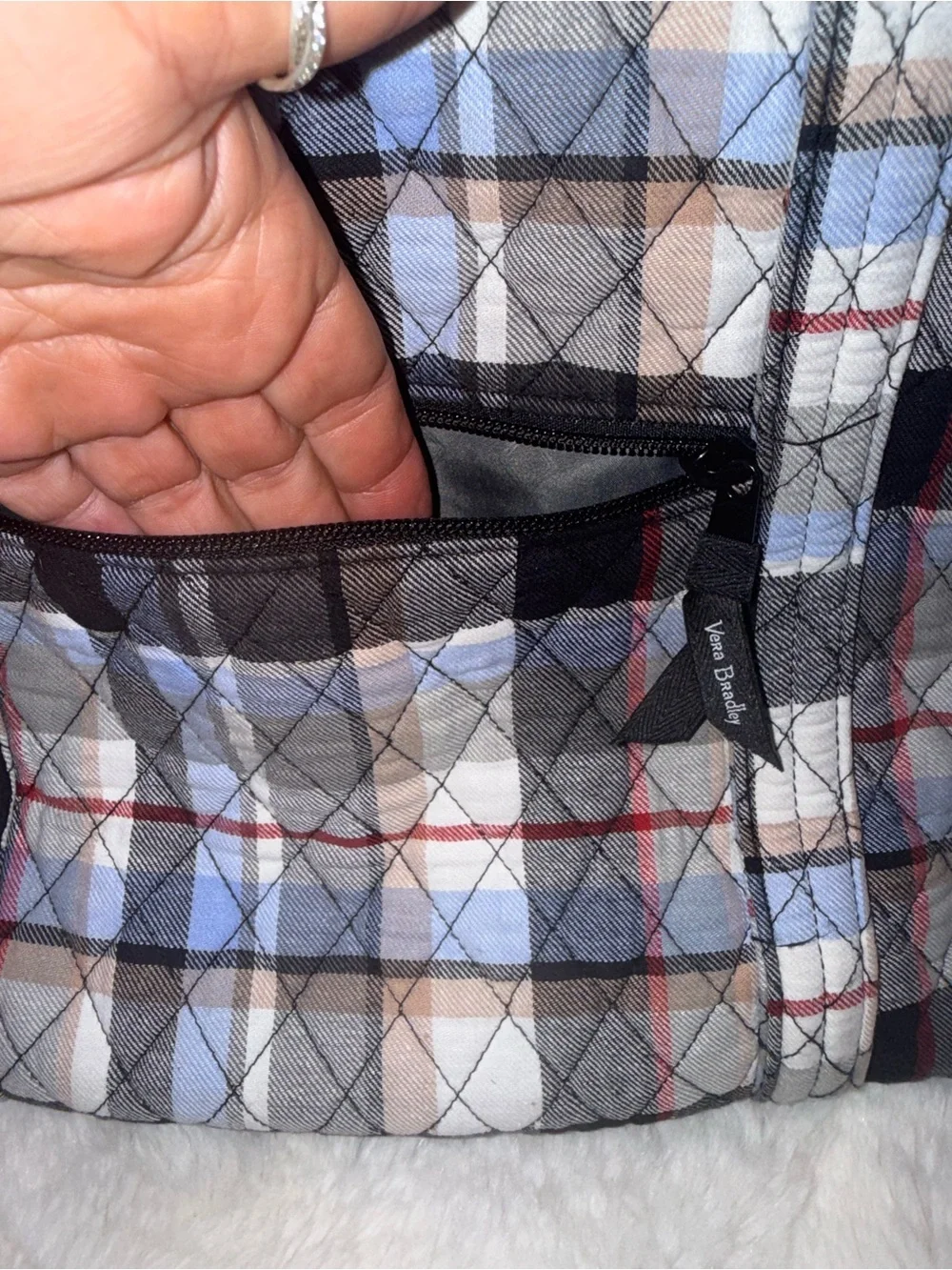 Vera Bradley quilted plaid