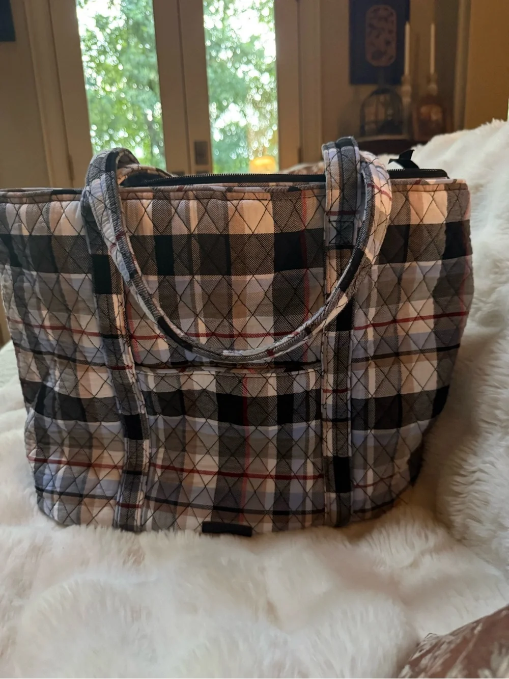 Vera Bradley quilted plaid
