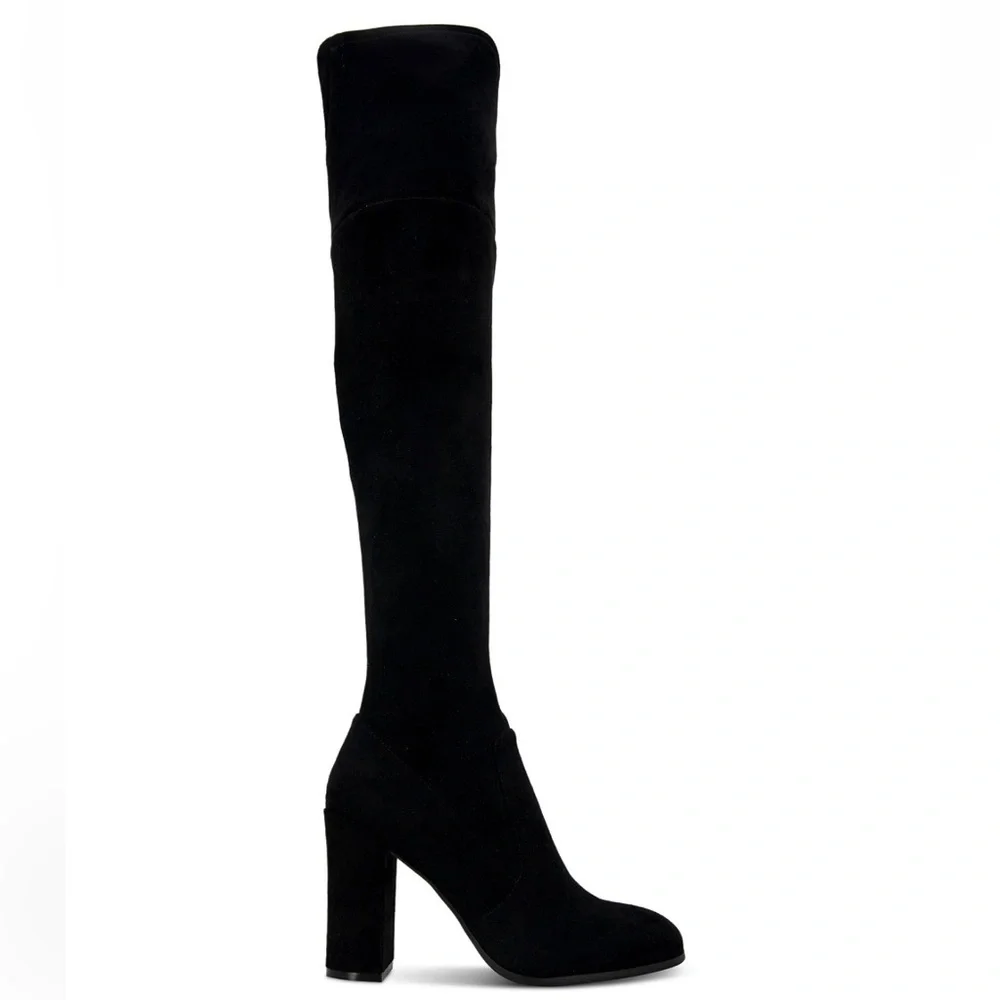 Kenneth Cole New York Women's Josie Round Toe Over-The-Knee Boots- Size 7.5