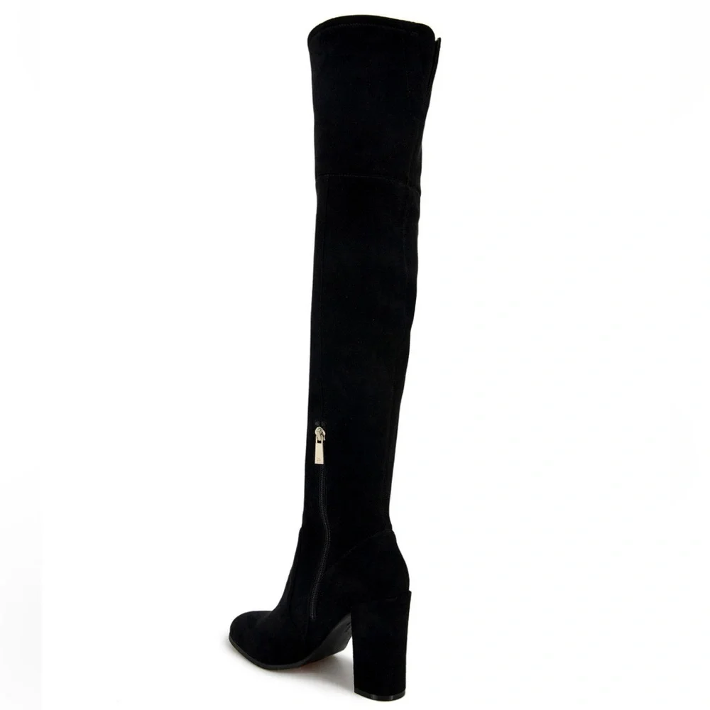 Kenneth Cole New York Women's Josie Round Toe Over-The-Knee Boots- Size 7.5