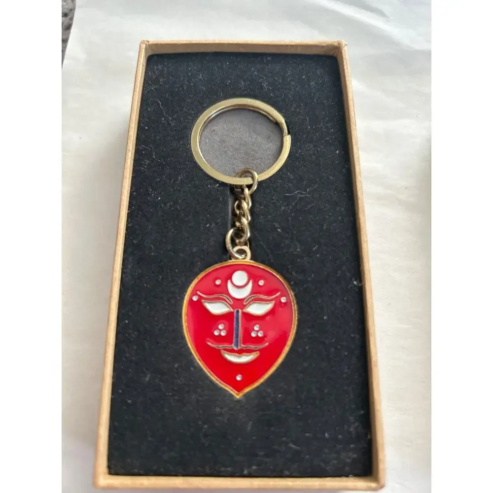 Tibetan Opera Mask Key Chain