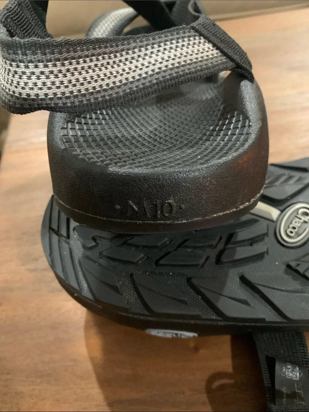 Chaco grip sandals footbed