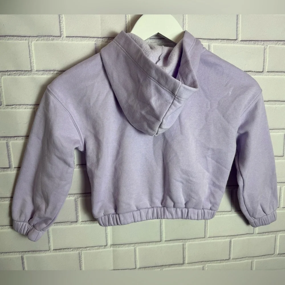 Old Navy Cropped Hoodie Lavender 