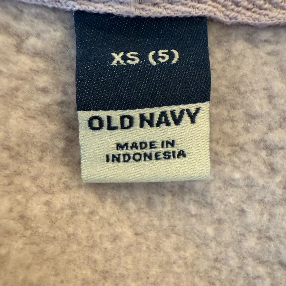 Old Navy Cropped Hoodie Lavender 