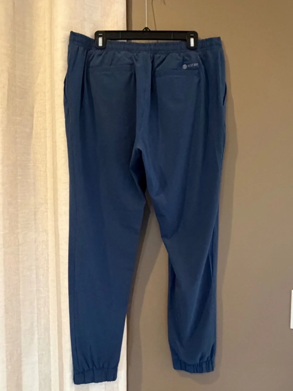 Adidas Men's Navy Dark Marine Blue Golf Heat.RDY, Jogger Pants, Size Large