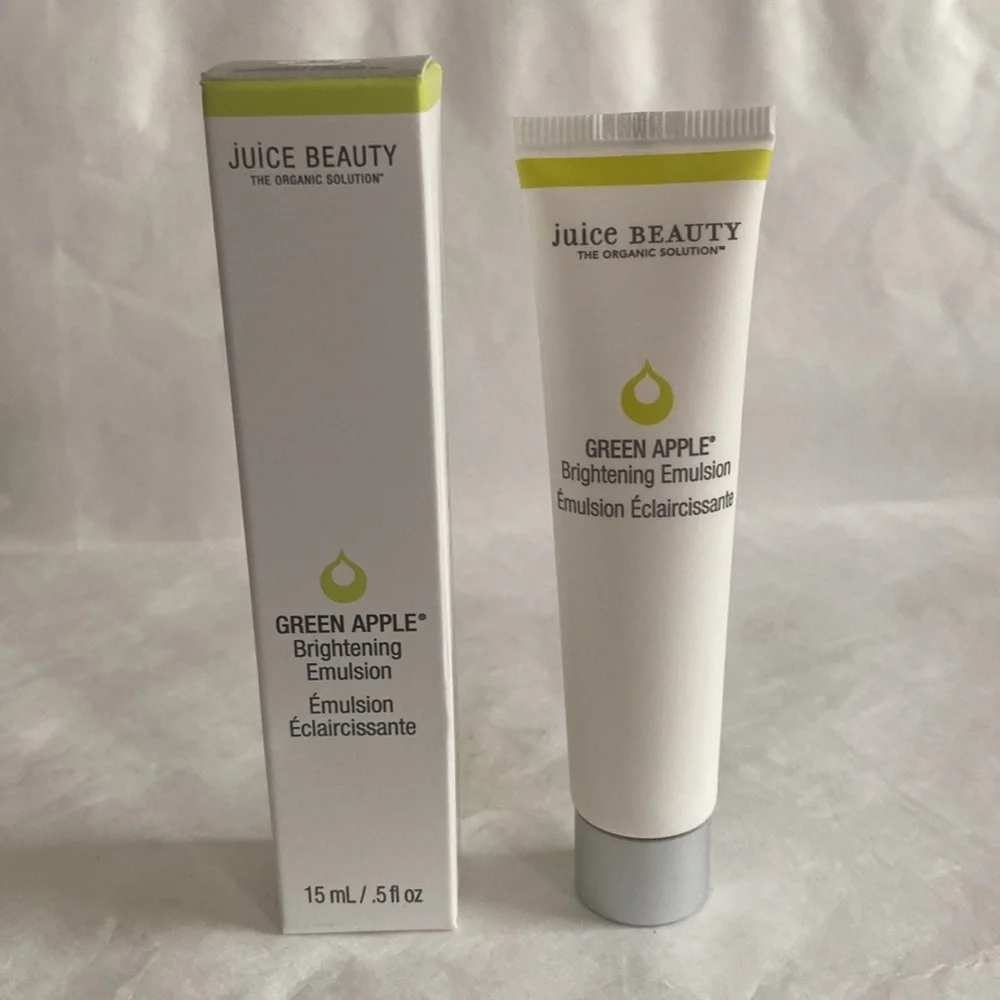 JUICE BEAUTY Green Apple Brightening Emulsion Moisturizer 0.5oz NIB