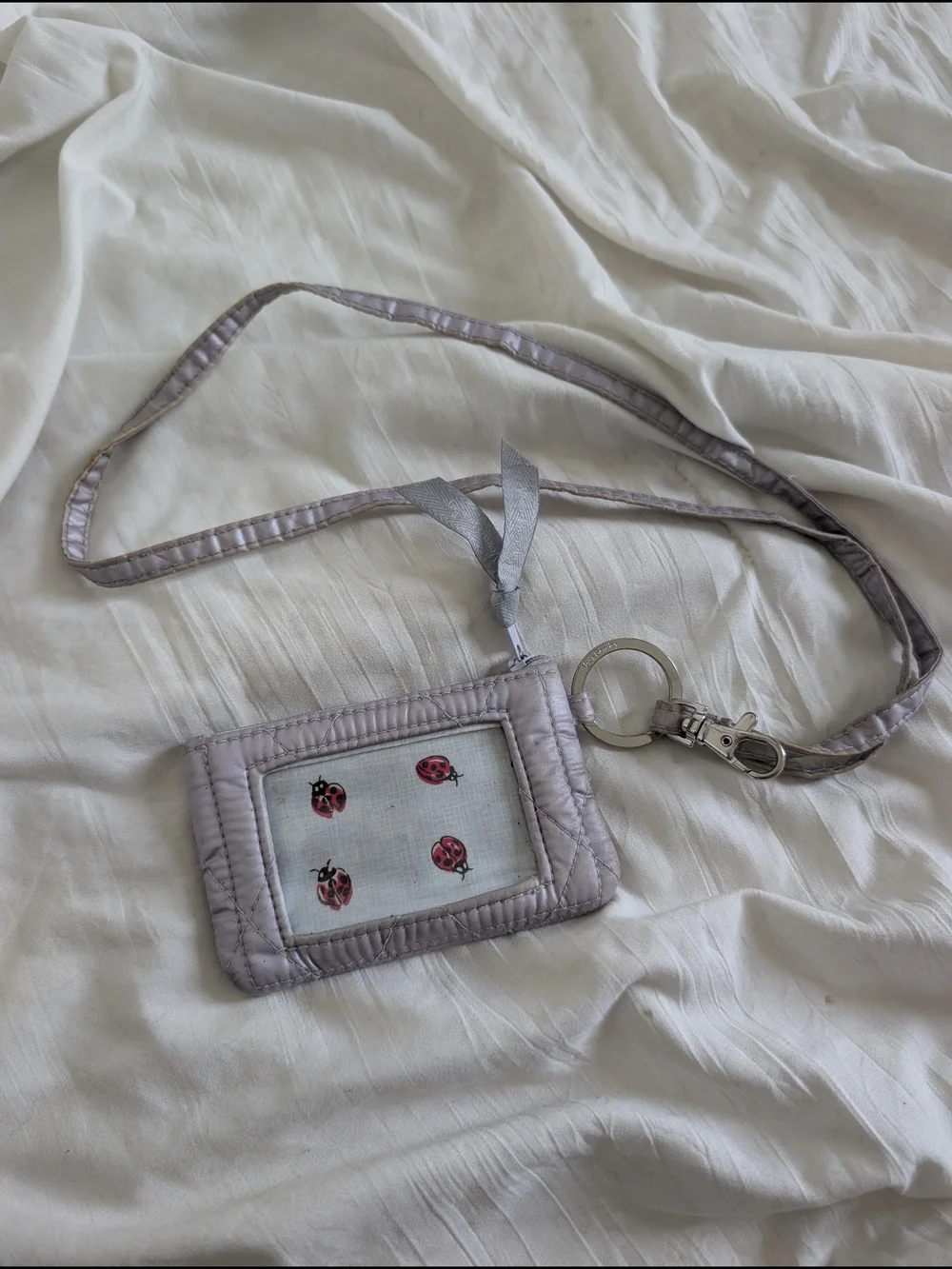 Vera Bradley Light Purple Lanyard