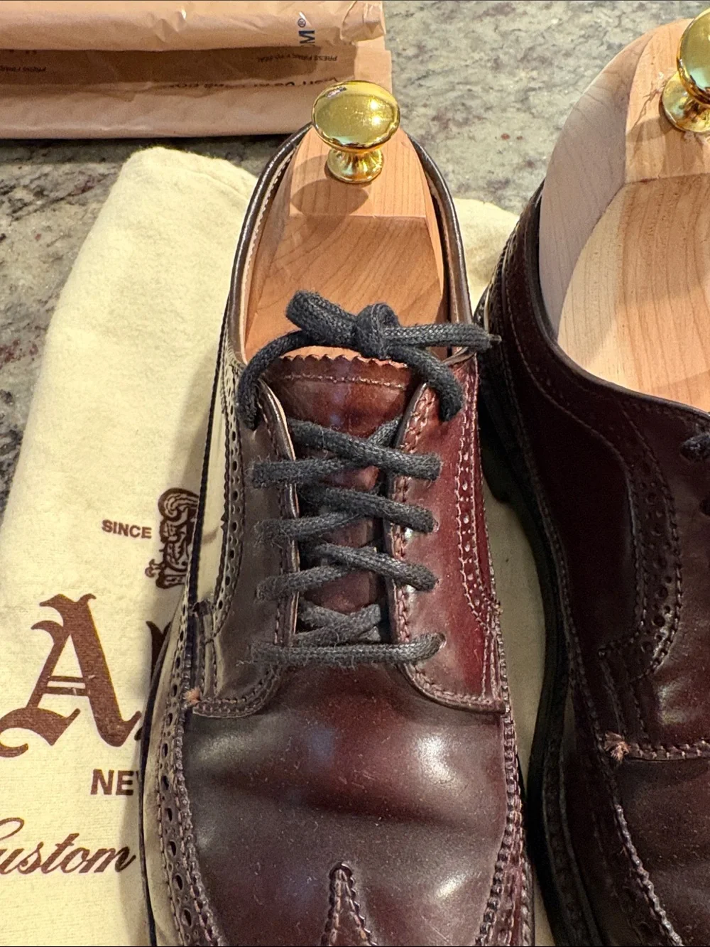 Alden leather wingtips