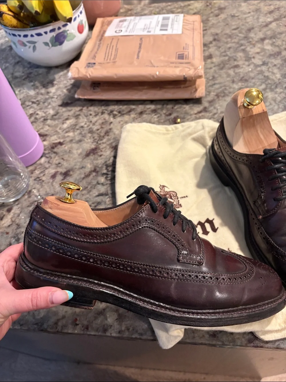 Alden leather wingtips