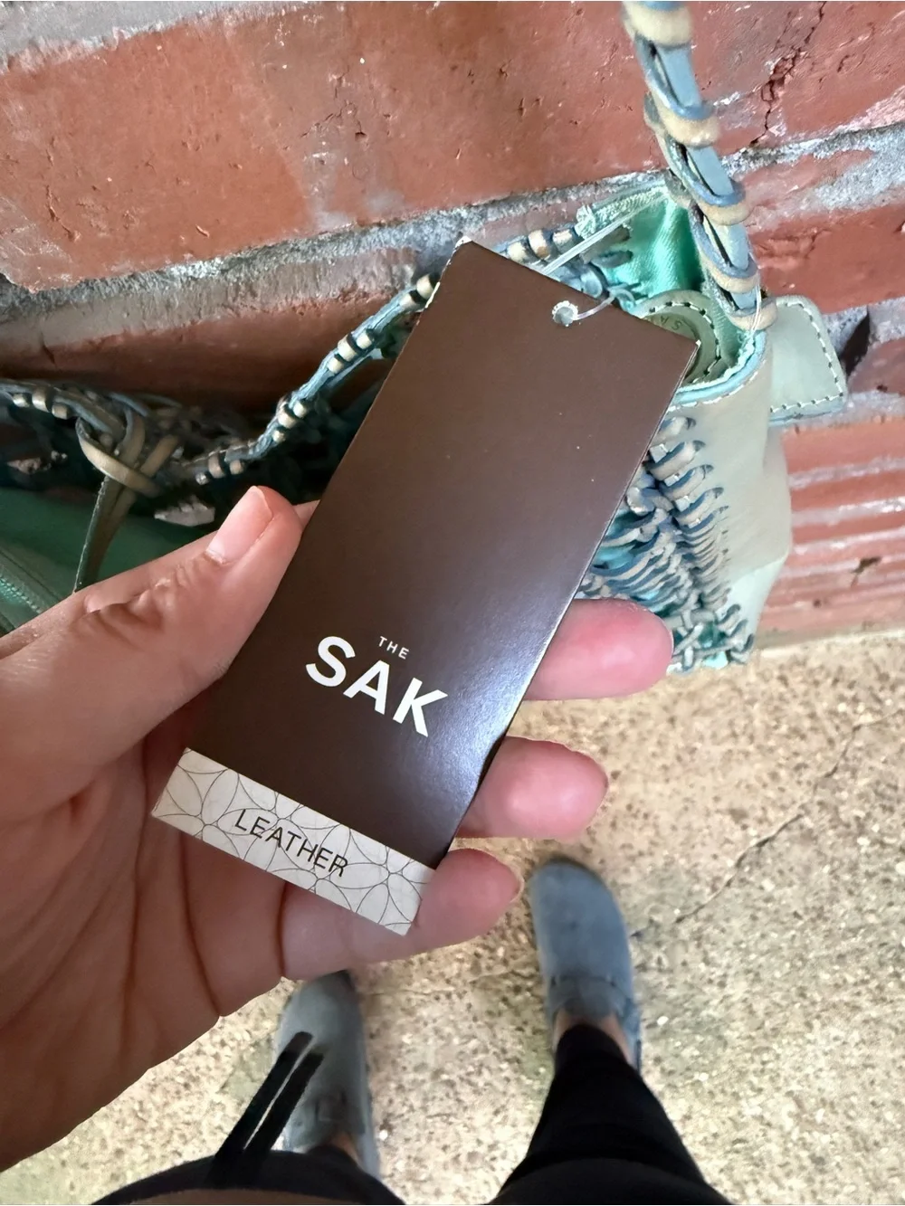 The Sak handwoven shoulder