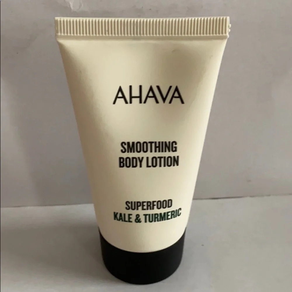 AHAVA 2p Body Lotion & 24K Gold Mineral Mud Mask Travel Size