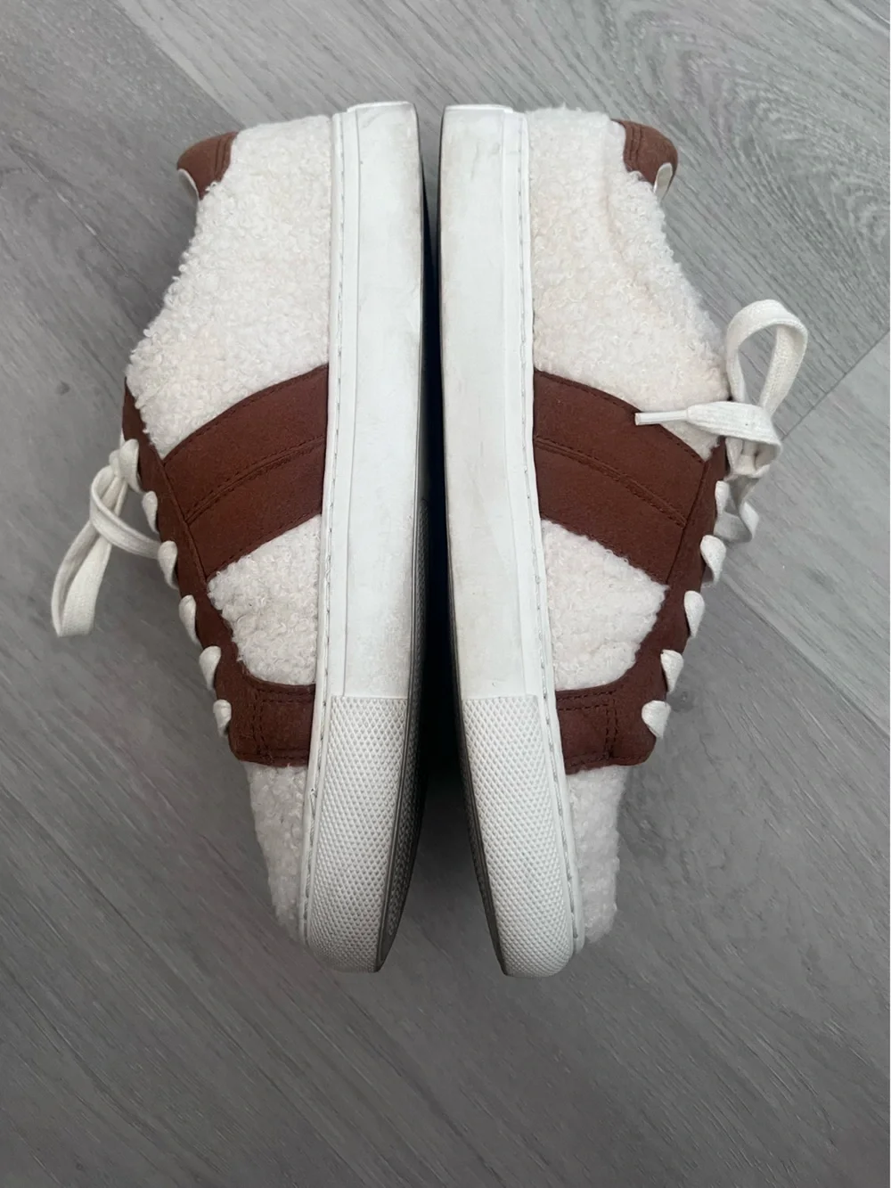 Men’s J. Crew striped road trip Sherpa sneakers
