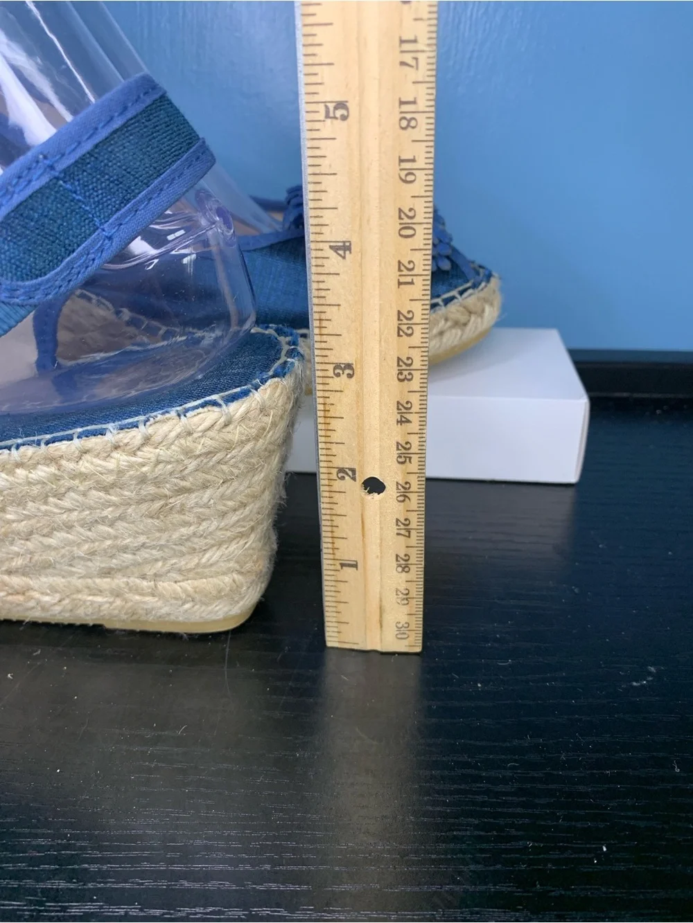 Vidorreta Blue Pom-Pom Espadrille heels(Spain)