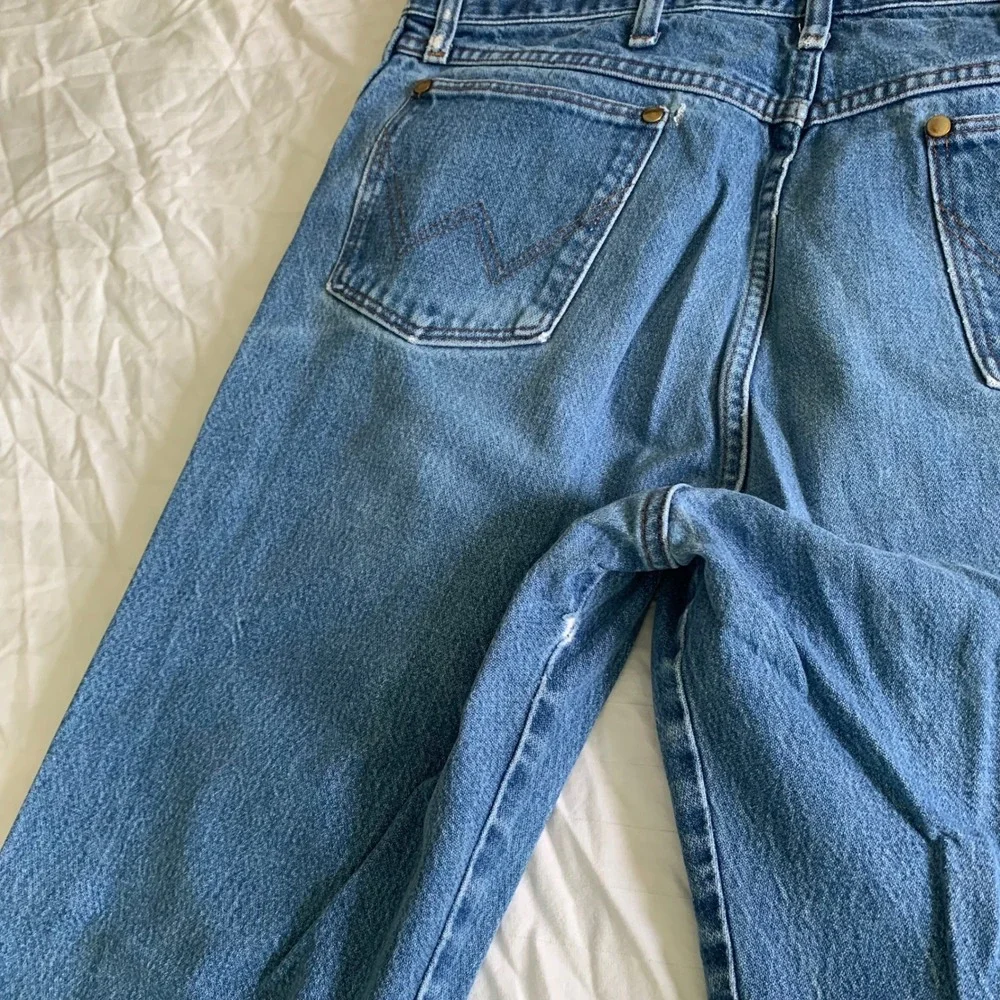 Wrangler 36x32 Jeans Blue 13MWZ Cowboy Cut Original Fit Straight Leg Denim