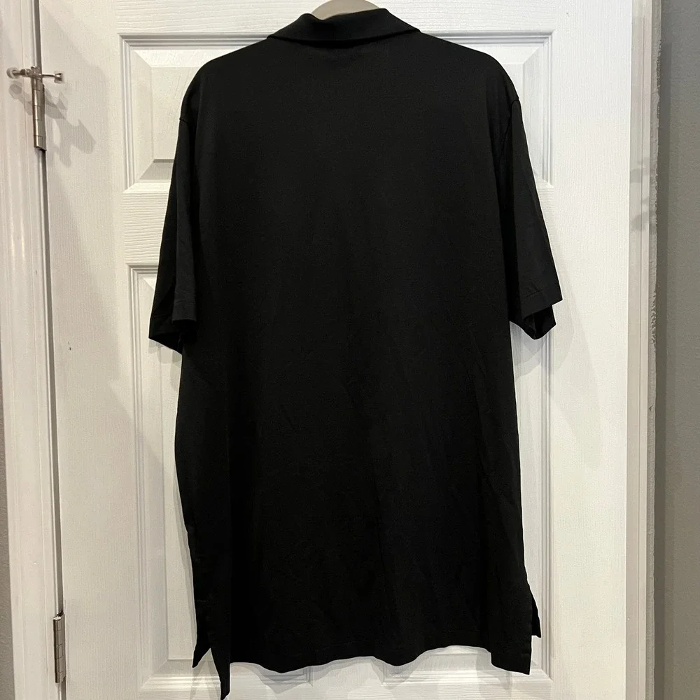 Polo Ralph Lauren Golf Polo Shirt Black Synthetic Performance Athletic XL