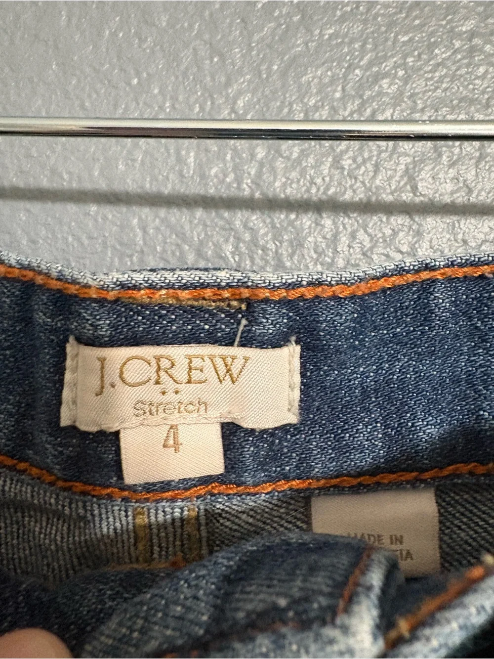 J. Crew crew distressed