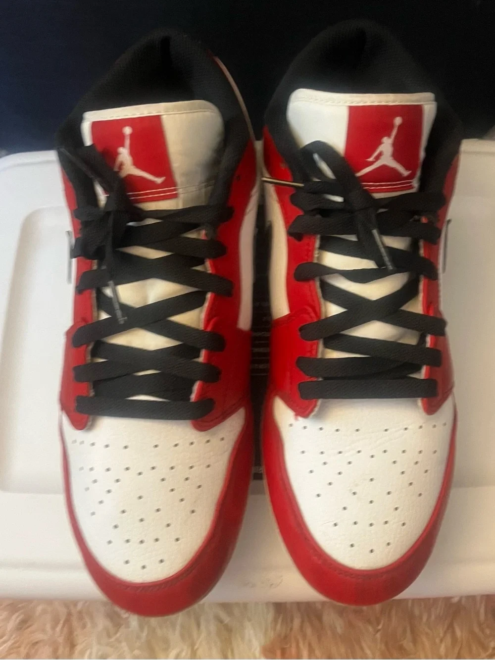 ✨Jordan 1 Low TD Football Cleat ‘Chicago’, Men’s Size 11 (2023 release)✨