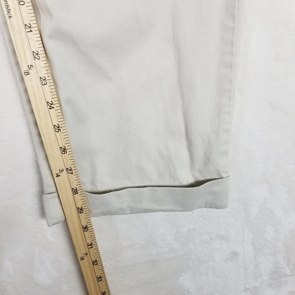 Polo Ralph Lauren Hammond Pant Mens 38x30 Khaki Double Pleated Cuffed Chinos