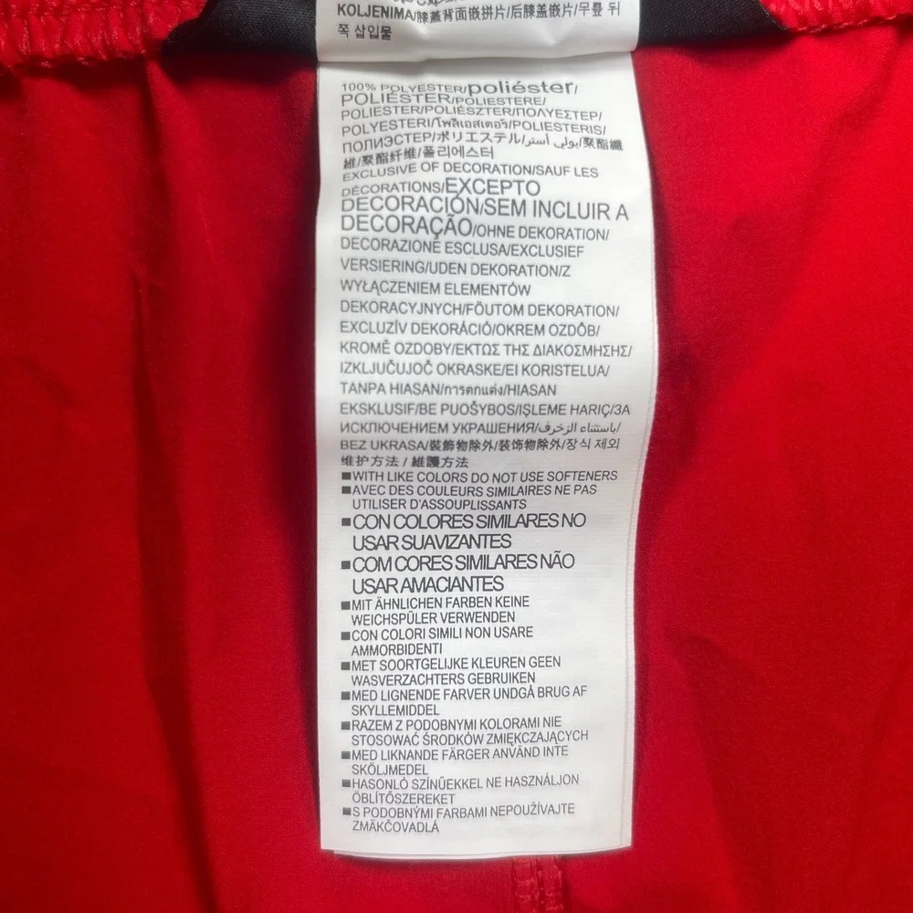 Under Armour Heat-gear‎ Track Pants Men's 3XL Red Loose Fit Ankle Zip Drawstring