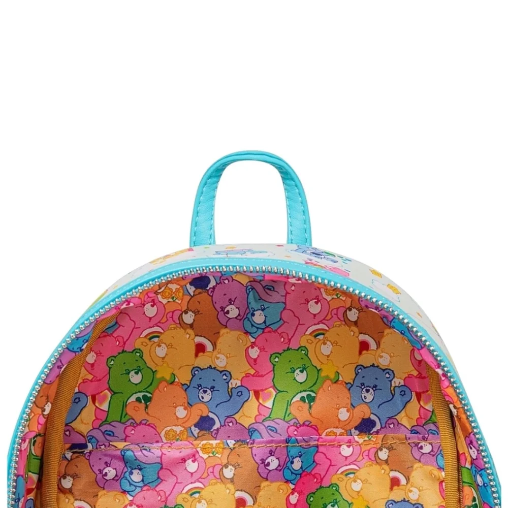 Loungefly 80's Care Bears Mini Vegan Leather Backpack Bag Kidcore Cosplay NWT