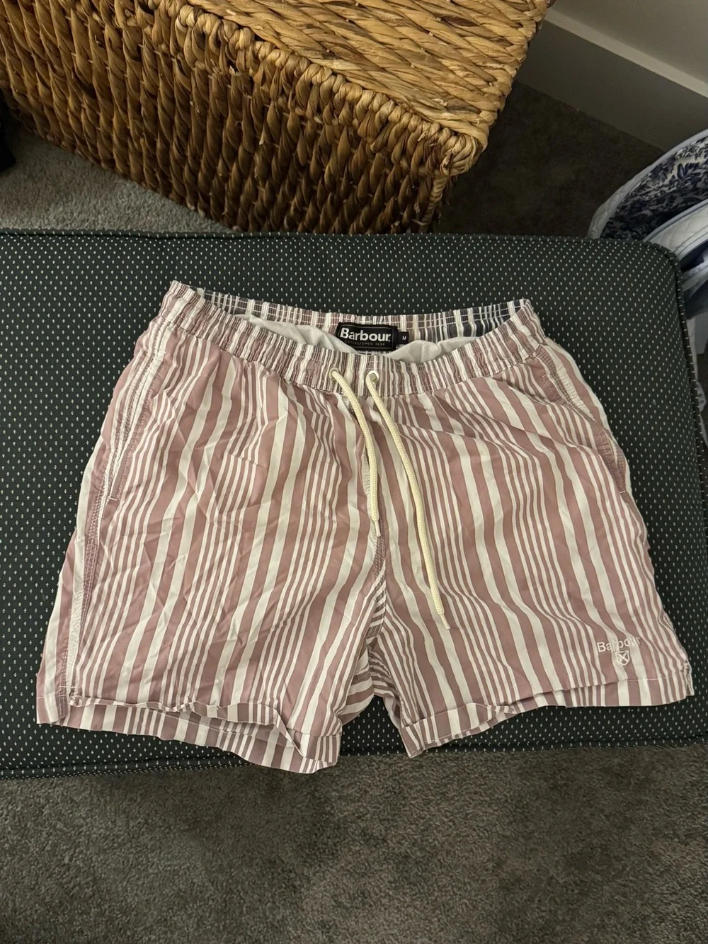 Barbour Deckham striped Swim Trunks