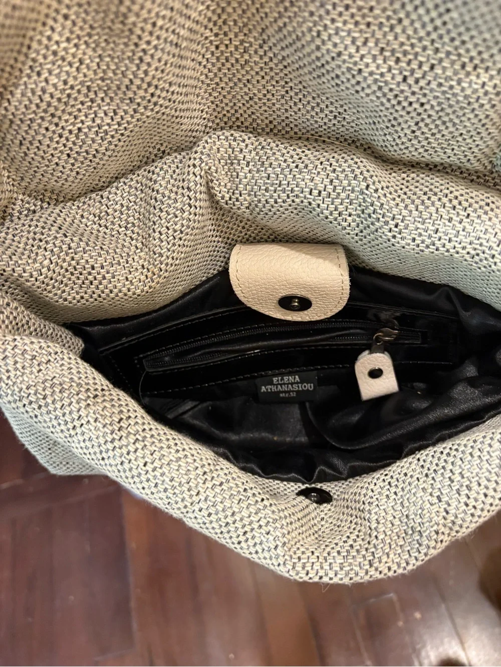 Gray shoulder Bag