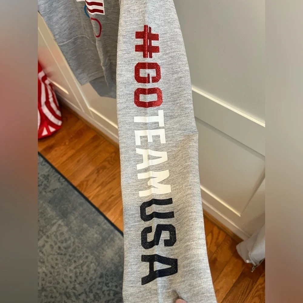 Hello Kitty Olympic cropped sweatshirt, NWT