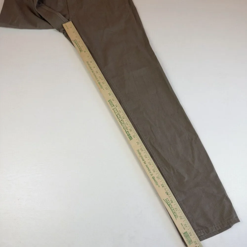 Brax Chuck Pants Stretch Men's 36W 35L Brown Chino Straight Woo, Look
