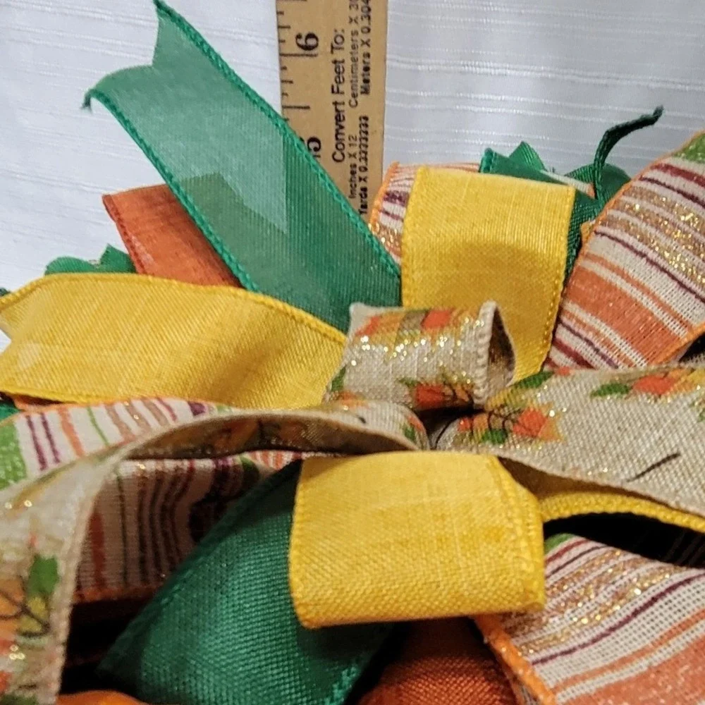 Handmade fall wreath